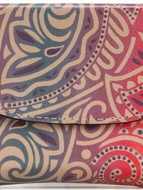 Patricia Nash Astra Wallet Greek Ombre Leather